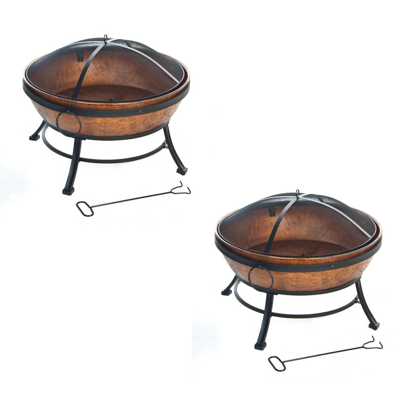 Round Steel Wood Burning Smokeless Fire Pit