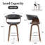 Tabouret de bar et de comptoir pivotant Draymond-1216622360-1216622341