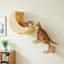 Escalier mural pour chat avec hamac