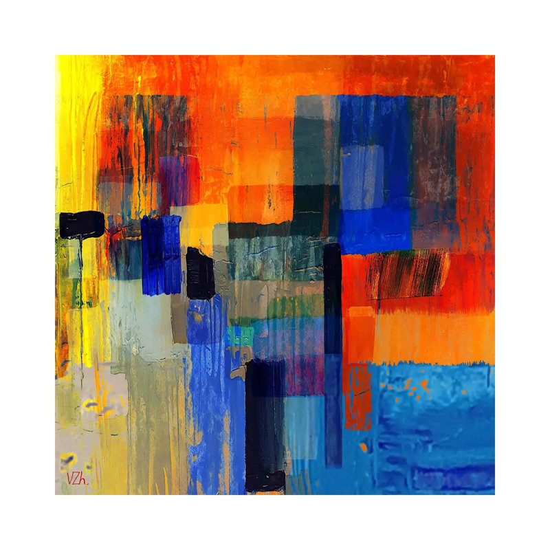 Temporary Transition by Vera Zhukova - Gallery-Wrapped Canvas Giclée on Canvas, No Frame, 30.48 cm H x 30.48 cm W