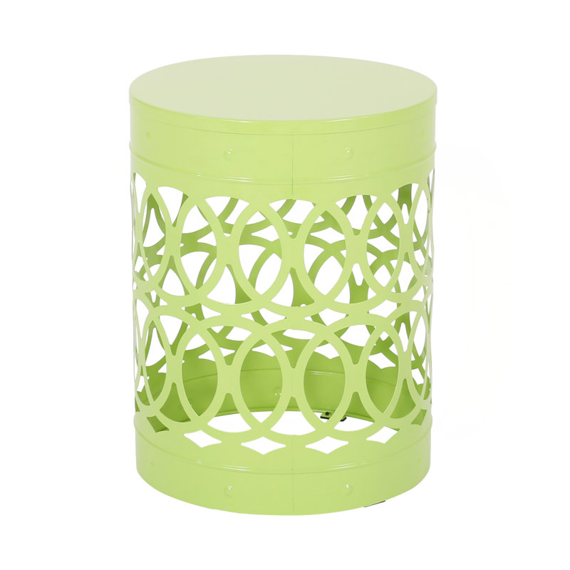 Table de bout d'extérieur en métal - Grand, Vert