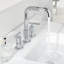 Robinet de salle de bain surdimensionné à 2 poignées avec conduites d'alimentation en eau-2059695317-2076931889
