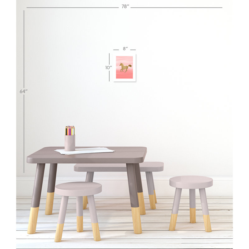 Adhésif décoratif ombre rose 3 pi, H 10 po x l 8 po x P 1 po, Papier