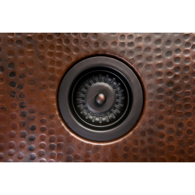 3,5 po de cuisine, préparation, bonde à crépine - bronze huilé
