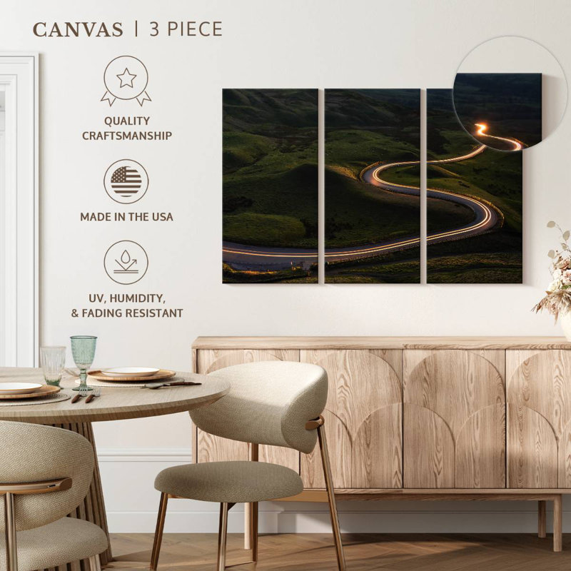 Country Road Light Trail, 20" H x 33" W
