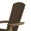 Chaise Adirondack à 2 lattes en bois de polyuréthane et en acier inoxydable Bayfield-88681499