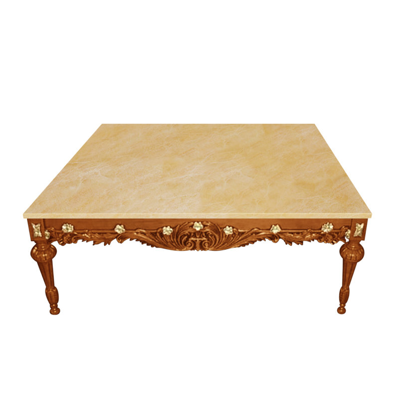 Coffee Table, Crema Valencia, Burl 03