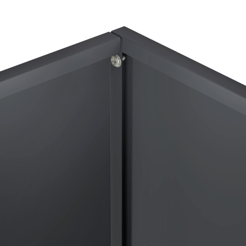 Planter, 50cm H x 40cm W x 20cm D, Anthracite, 1