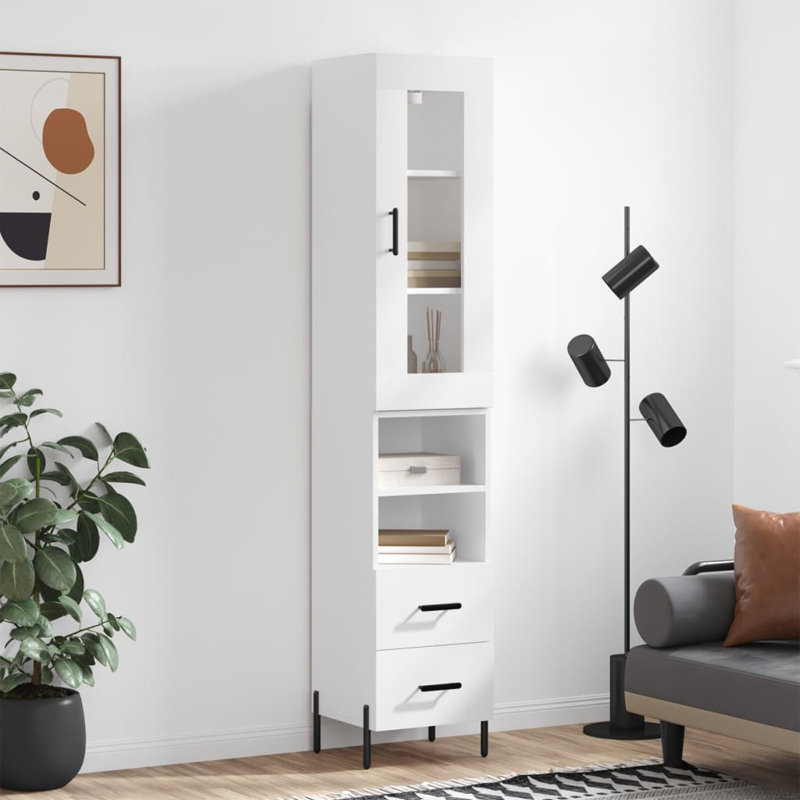 34.5cm Sideboard, White