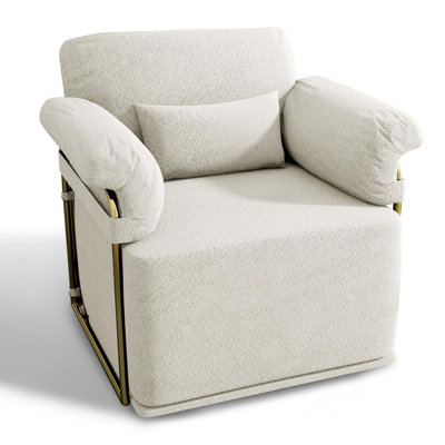 Oversized 360° Square Swivel Couches Sofas, Lazy Boy Recliner Chair, Overstuffed Soft Cushion, Ergonomic Armchair For Office Living Room Bedroom