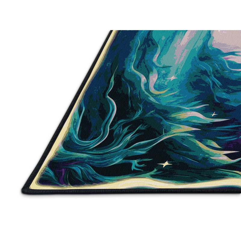 Twilight Flora Rug, Rectangle 3' x 5'