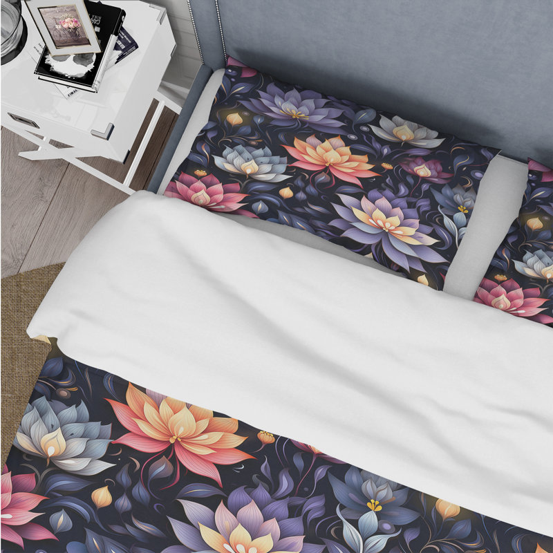 Ensemble de housse de couette Peaceful Presence Mediation, Housse de couette simple + 1 taie décorative stan