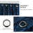 Lux Velvet Crushed Curtains with Grommet Top Curtain Panels Set-1089901276-1089901273