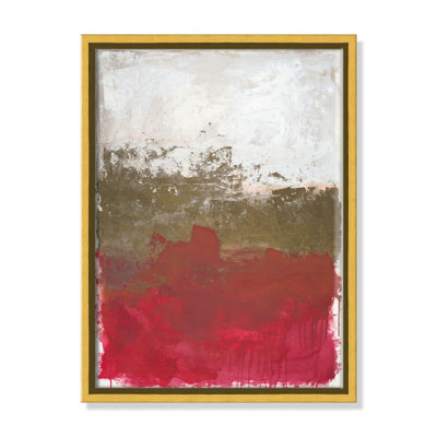Automne brume - cadre flottant, reproduction d'art sur toile