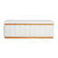 Banc de rangement rembourré en tissu Soren Performance