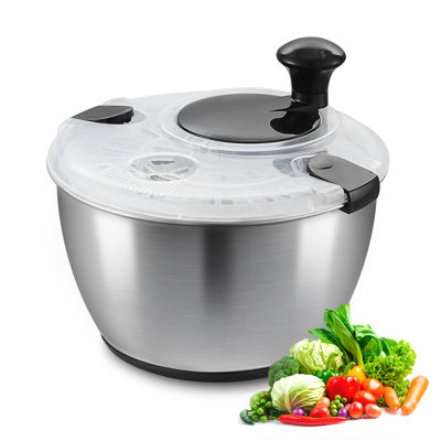 VEVOR - Piece Stainless Steel Salad Spinner