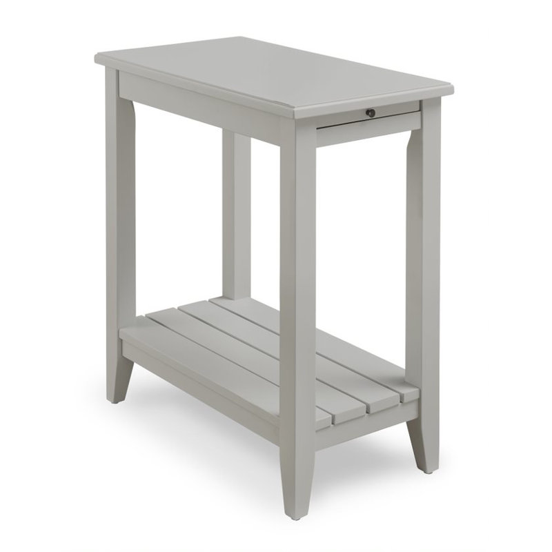 Table de bout Burciaga, Gris opaque