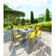 Bellona Square Outdoor Dining Table - 136 cm W 136 cm D-1969336556
