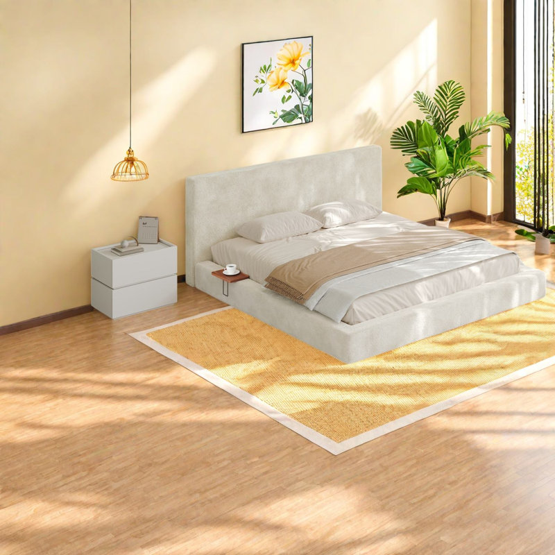 Lits Cloud Comfort, Sherpa Steel California très grand, maison réglable moderne