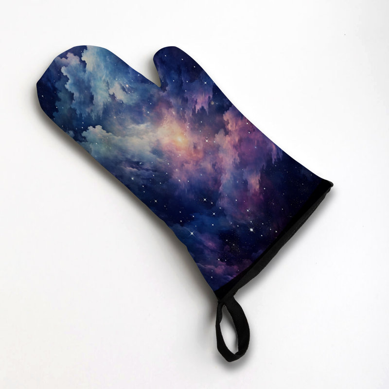 Starry Waves Oven Mitt Cotton Twill