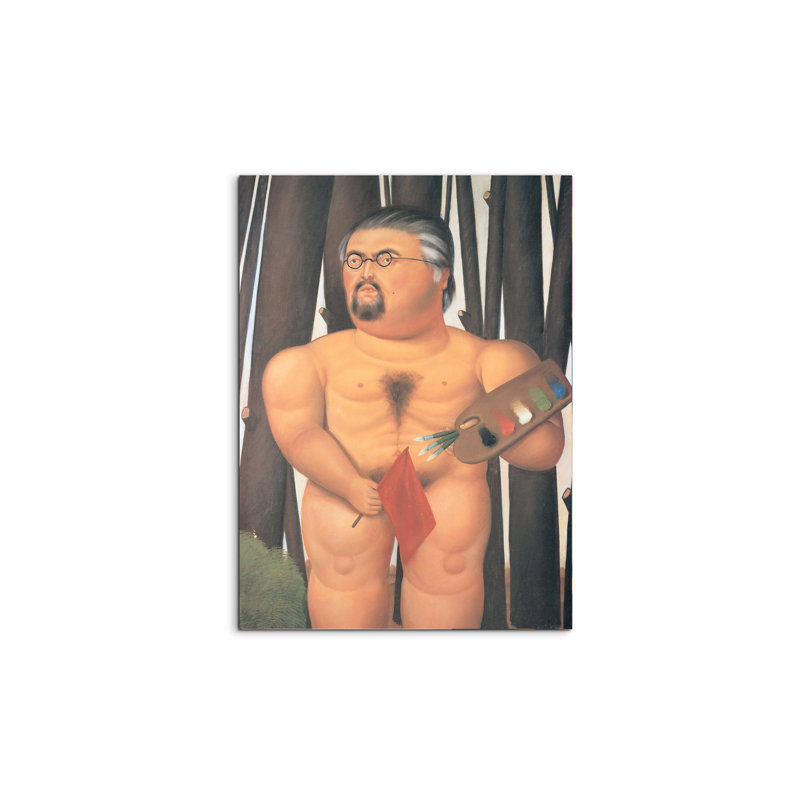 Homage to Fernando Man by Art Studio 77.5cm H x 58cm W MetalArt Materic Aluminum Satin Effect, Frameless Panel, Lightweight Ready to Hang