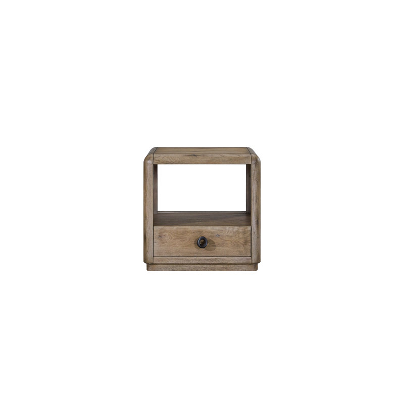 Knotty English Oak End Table