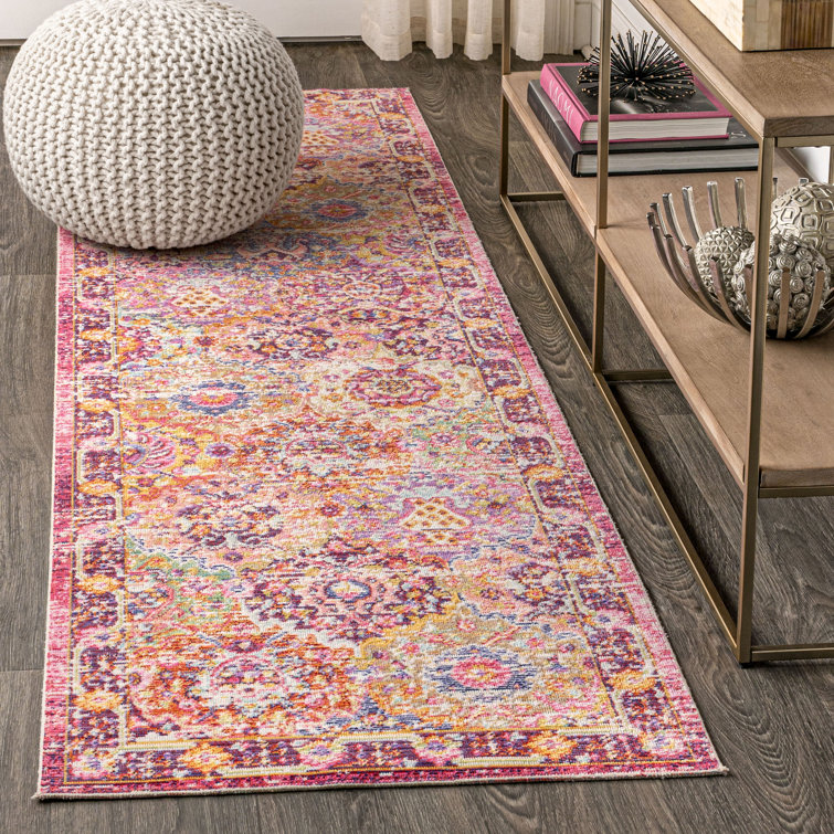 Stgeorge Bohemian Medallion Deep Fuchsia Rug