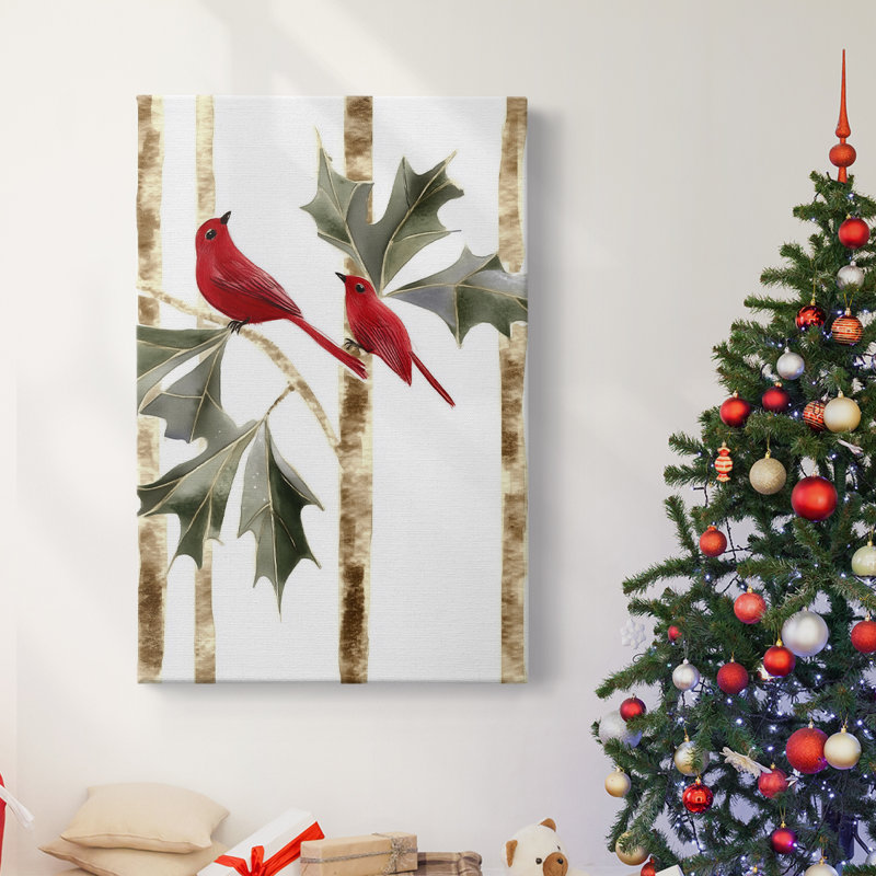 Art des Fêtes de Noël - Toile tendue avec châssis CCCCXVI, H 24 po x l 16 po
