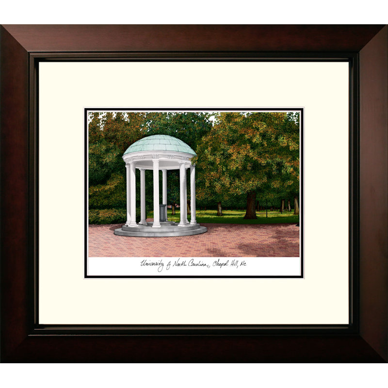 Cadre photo en alumnus de lithographie legacy chapel hill unc NCAA