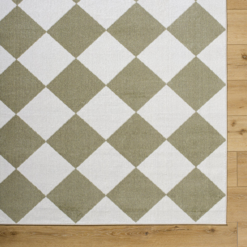 Janiaha Argyle Indoor Rug, Rectangle 2'2" x 3'9"