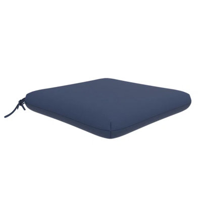 18x18x3 inch Sunbrella Square Dining Chair Cushions, Crumley Outdoor Chair Cushions