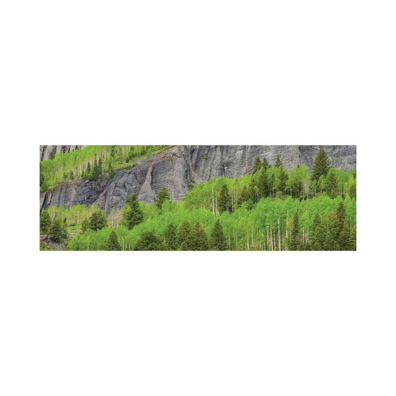 Green Dream by Bill Sherrell - Panoramic Gallery-Wrapped Canvas Giclée on Canvas, 30.48 cm H x 91.44 cm W x 3.175 cm D