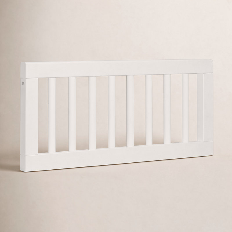 Aspen Toddler Guardrail, Black, White