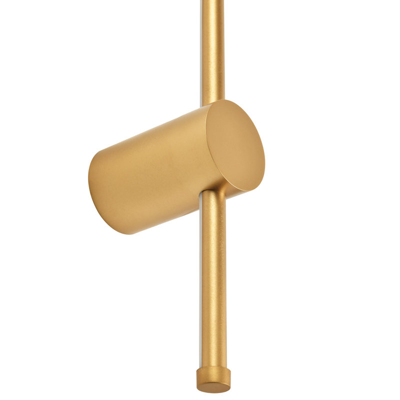 Adeanna LED Armed Sconce, Gold