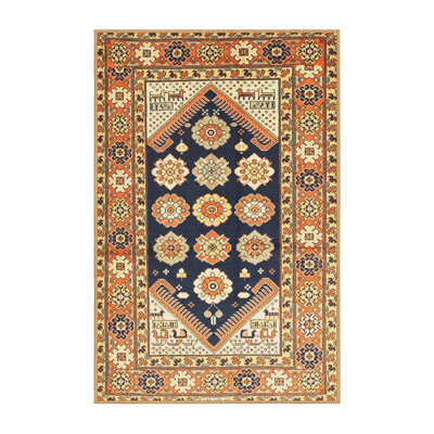Tapis orange Southwestern