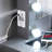 Bedroom Makeup Vanity, 10 Lights, Port, Power Outlet, 2 Drawers, Modern Luxury Lights Vanity For Bedroom, Glamorous-1528678758