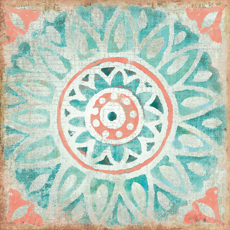 Ocean Tales Tile VII corail, H 12 po x l 12 po