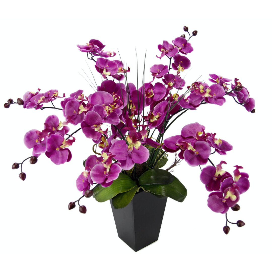 Kunstblume Orchidee im Topf