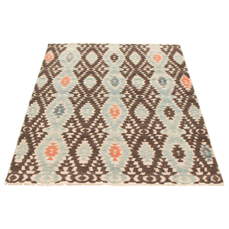 Tapis brun foncé Loreto 5 pi 4 po x 7 pi 5 po
