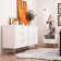Ensemble de commode configurable Mujibur (table de chevet et commode 6 tiroirs)