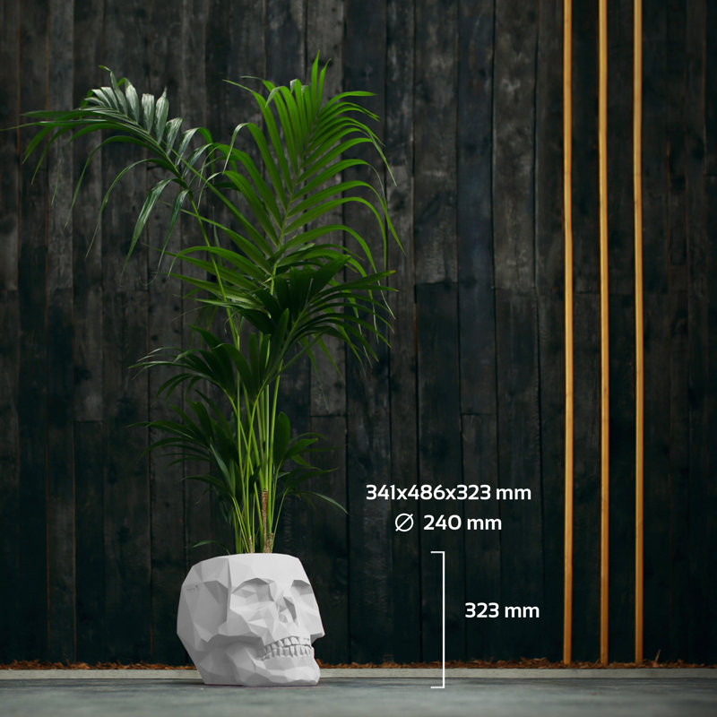 Handmade Pot Planter, White Matt