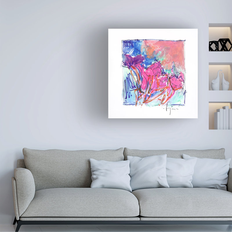 Art sur toile «Bachelor Dorothy Fagan Blossom», H 24 po x l 24 po