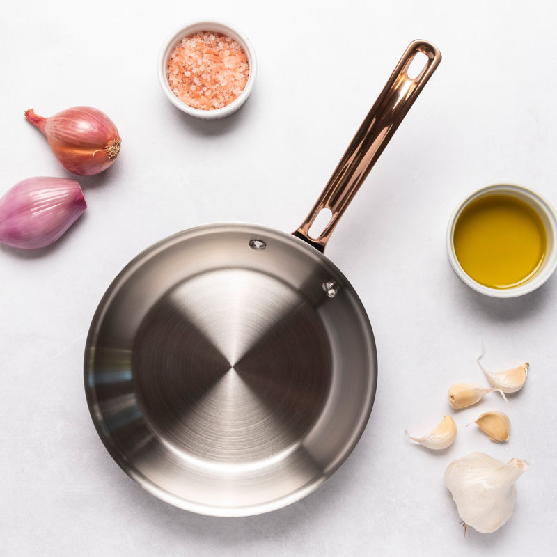 Viking 3-Ply Black and Copper Fry Pan, 7.87"