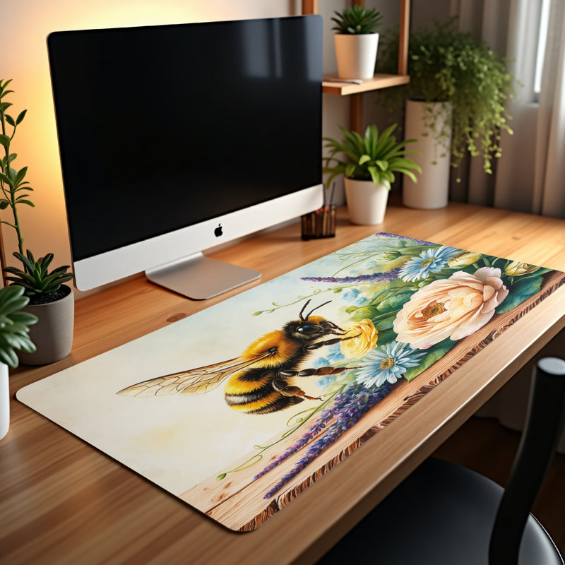 Polyester Desk Pad, 14.4x12.1