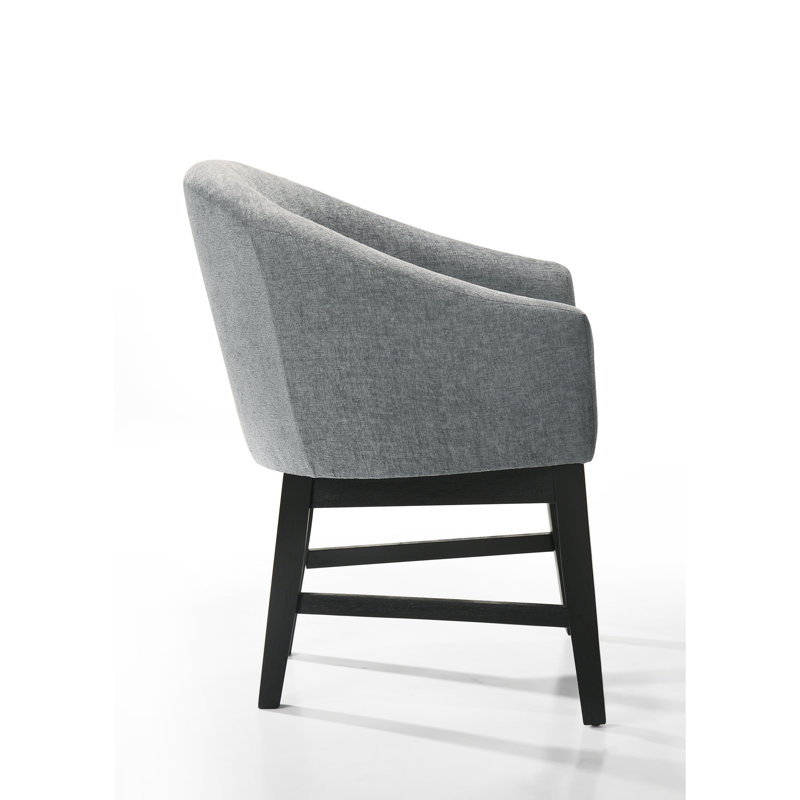 Ensemble de 2 chaises de baril en tissu