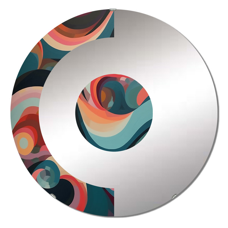 Miroir mural Cheyton, 23,6 po x 23,6 po