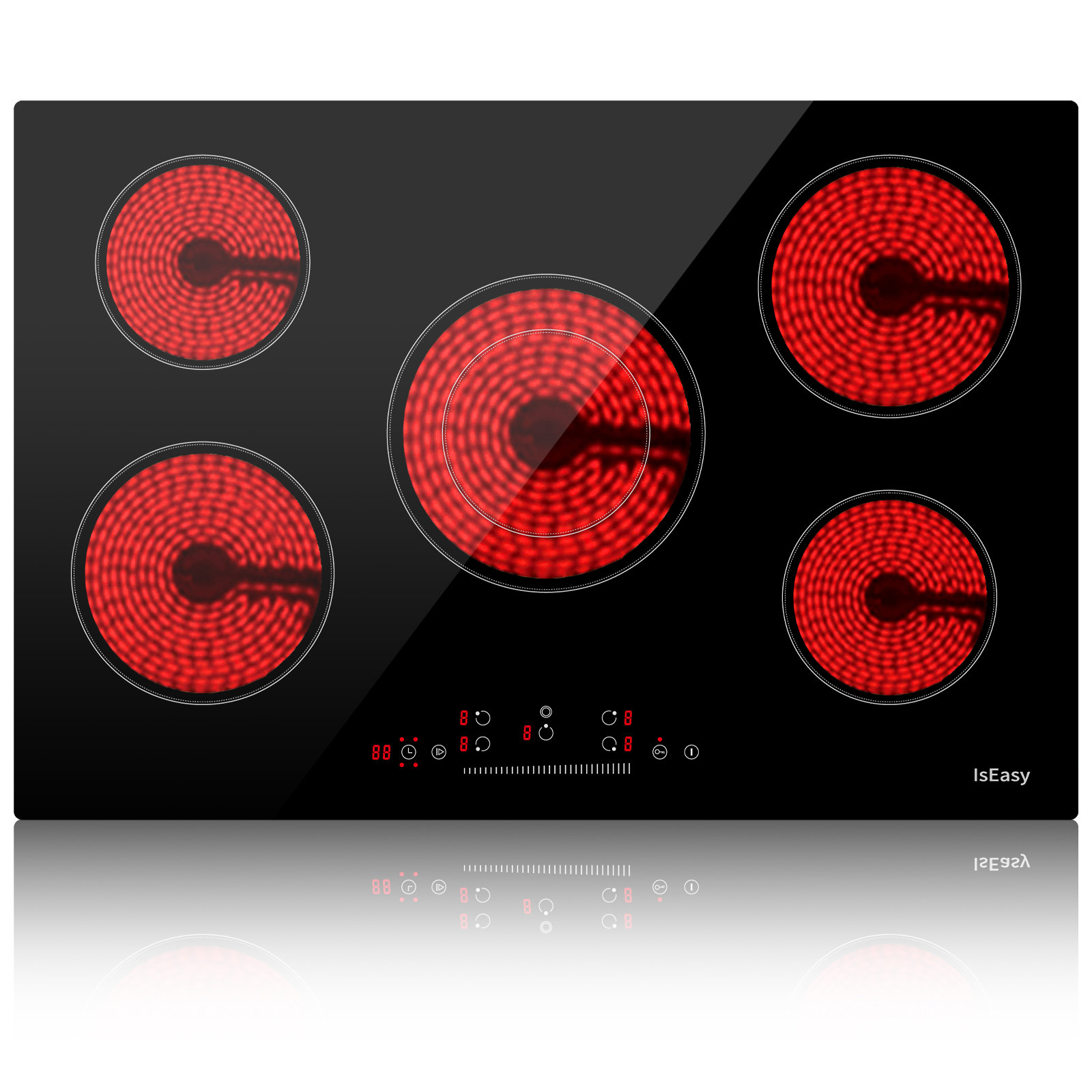 IsEasy 30" 5 Elements Electric Cooktop(Radiant) Wayfair