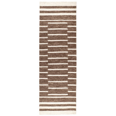 Heights Natural Hand-Woven Geometric Wool Rug