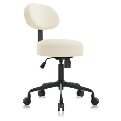 Backed Adjustable Backrest Adjustable Height Ergonomic Active Stool