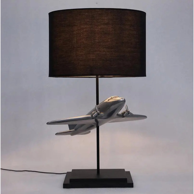 Statue lampe avion